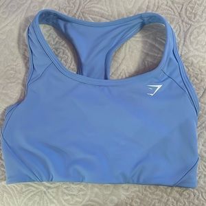 SKY BLUE SMALL GYMSHARK WOMENS SPORTS BRA